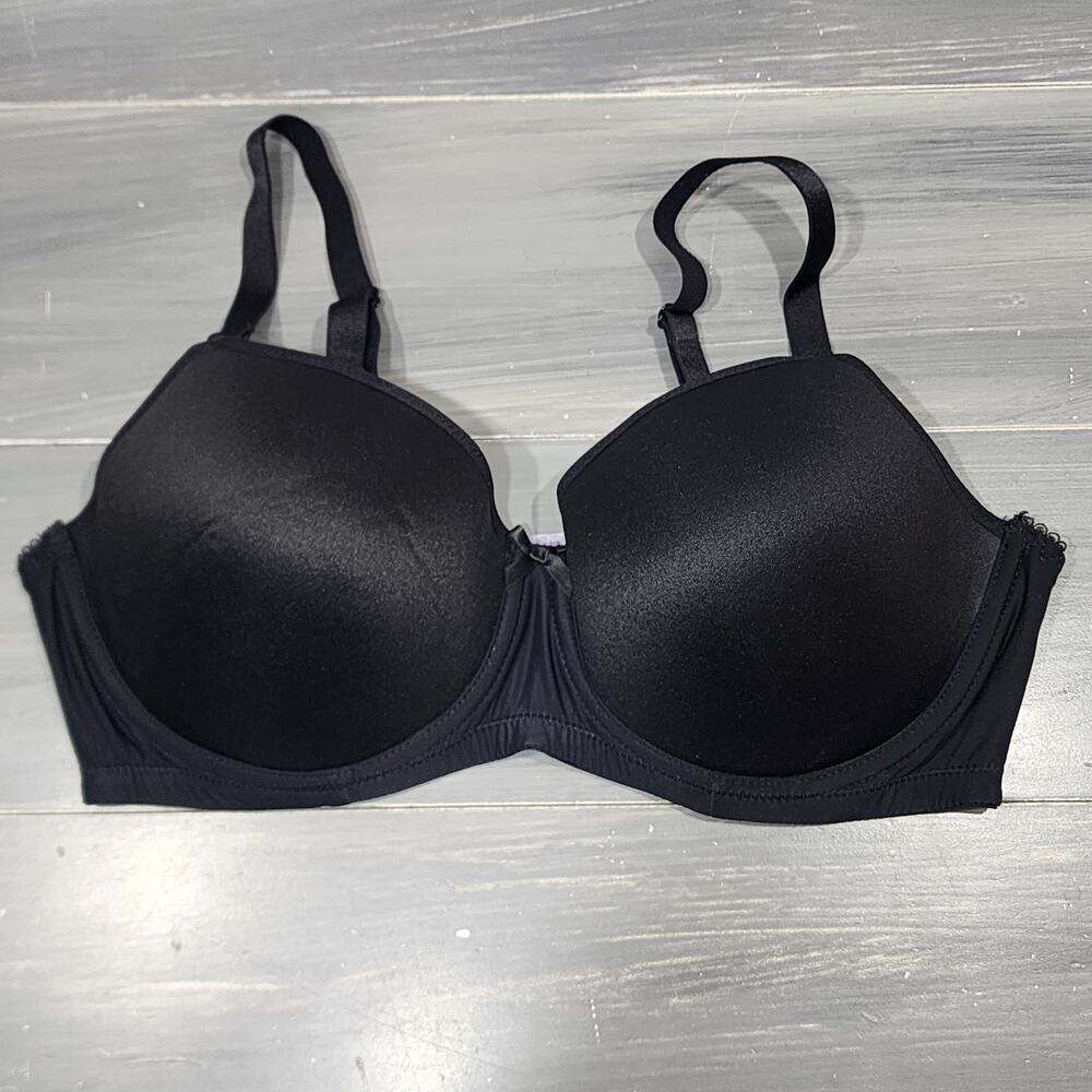 Seraphine Annie T-Shirt Maternity‎ & Nursing Bra Black 36DD Soft molded cups